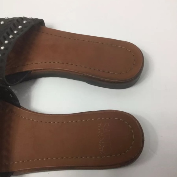 Black Studded Slides Franco Sarto - Picture 4 of 8